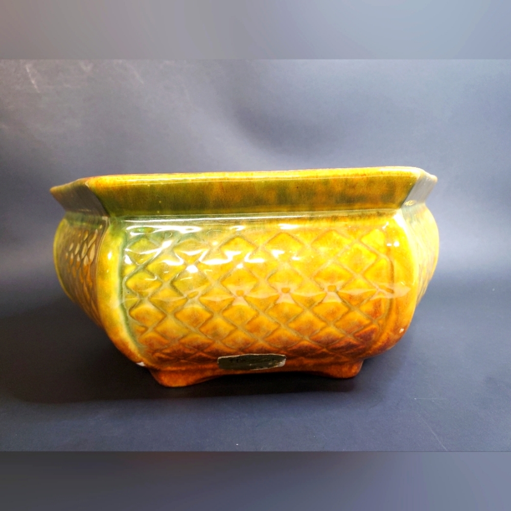 Vintage Haeger Hexagon Planter